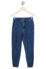 calça jeans damyller feminina azul
