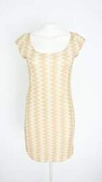 vestido C&A feminino estampado com forro