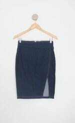 saia jeans morena rosa feminina azul com fenda