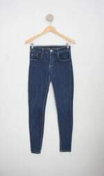 calça jeans lezalez feminina azul