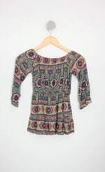 vestido kids estampado 