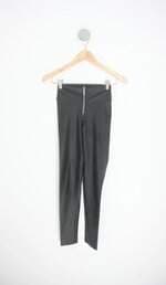 calça de tecido feminina preta