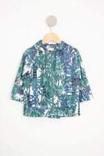 jaqueta green kids estampada com forro