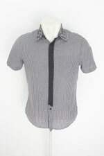 camisa guess masculino xadrez com bordado