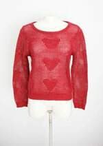 blusa de malha marisa feminina vermelha