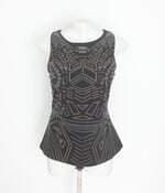 regata riachuelo feminina preta com hotfix