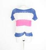 blusa feminina estampada com transparência
