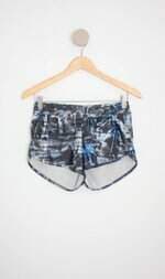 shorts de academia live feminino estampado com cós com elástico