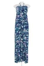 vestido C&A feminino estampado com franzido