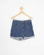 shorts jeanswear feminino azul