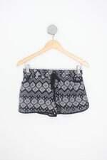 shorts feminino estampado com cós com elástico
