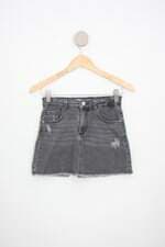 saia jeans zara kids preta