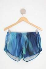 shorts de academia nike feminino azul com forro