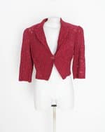 casaqueto feminino vermelho