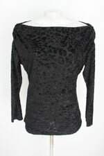 blusa shoulder feminina preta