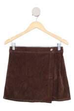 shorts saia Abercrombie & Fitch kids marrom