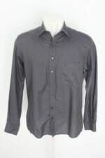 camisa individual masculina cinza