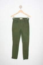 calça de sarja Maria Filó feminina verde