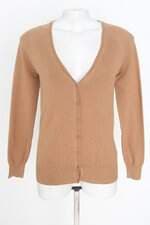 cardigan Zara feminino marrom