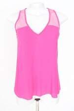 blusa feminina rosa com recortes e tule
