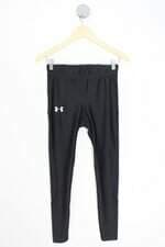 calça legging Under armour feminina preta com recortes e silk