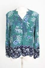 blusa manga longa hering feminina estampada 