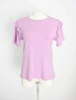 camiseta polo wear feminina lilás