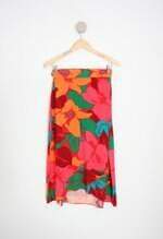 saia C&A feminina estampada