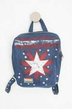 mochila disney feminina azul com silk