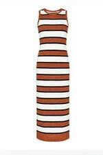 vestido de tricô renner feminino listrado