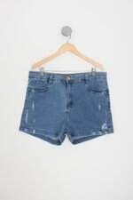 shorts star glamour feminino azul
