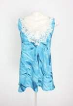 regata feminina estampada com bordado