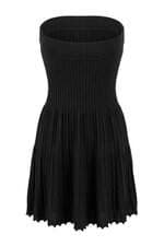 Saia Renner feminina preta forrada