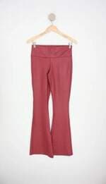calça flare feminina vermelha
