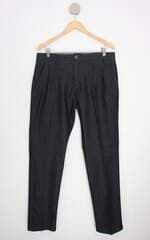 calça de sarja crawford masculina cinza