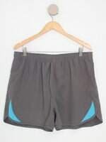 bermuda esportiva Renner masculina cinza com recortes