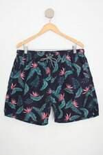 shorts delkor masculino estampado com forro