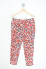 calça slim zara feminina estampada 