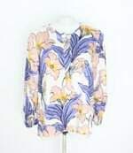 camisa zara feminina estampada 