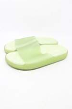 slide melissa feminina verde com transparência