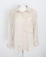 camisa riachuelo feminina bege