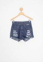 shorts jeans feminino azul