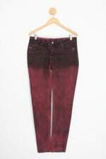 calça slim dzarm feminina vermelha