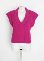 pulôver galeria tricot feminino rosa