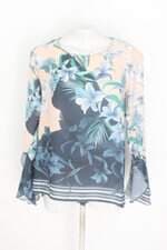 blusa practory feminina floral com laço