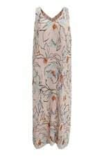 Vestido Renner feminino rosa estampado com forro