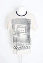 camiseta john john masculina bege