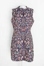 vestido talita kume feminino estampado com forro