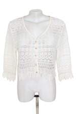 camisa Zara feminina branca com transparência