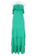 Vestido Longo Verde Com Babado girraz